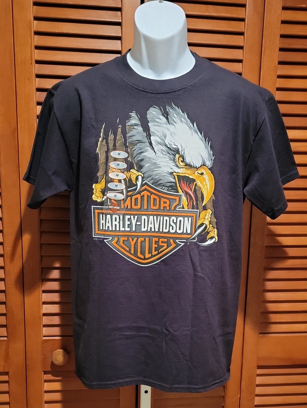HARLEY-DAVIDSON BLACK SAUDI ARABIA GRAPHIC TEE WITH MULTICOLOR PRINT